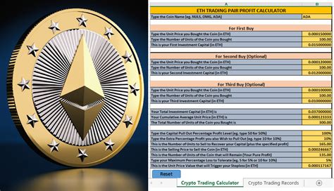 Learn how to create a detailed tracking spreadsheet in excel that you can do all of the above and more with! Free Ethereum Trading Pair Profit/Loss Excel Calculator ...