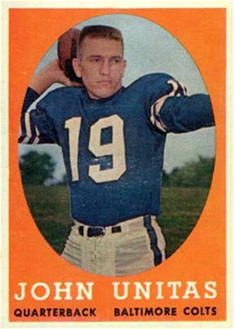 Clearance specials on cards and sports collectibles. 1958 Topps Johnny Unitas #22 Football Card Value Price Guide