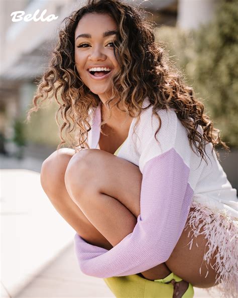 She is known for her starring role as kiara carrera on the netflix teen drama series outer bank. Madison Bailey - BELLO Mag