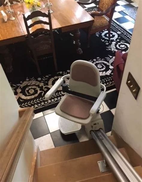 Stair lifts, or chair glides, can vary in price based on their model and where you are located. Acorn stair lift Super glide 120 mobility chair stair case ...