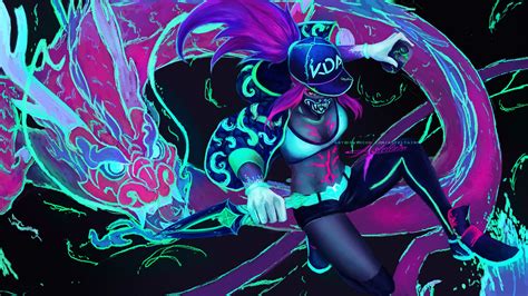 I'm now intimately familiar with the crazy amount of work yacht club put into king of cards and shovel knight showdown. K/DA Akali | Wallpapers & Fan Arts | League Of Legends ...