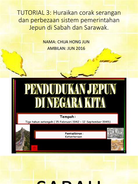 Bincangkan penentangan masyarakat sabah terhadap syarikat borneo utara british dan sarawak terhadap pemerintahan brooke. TUTORIAL 3 - Sejarah Sabah Dan Sarawak