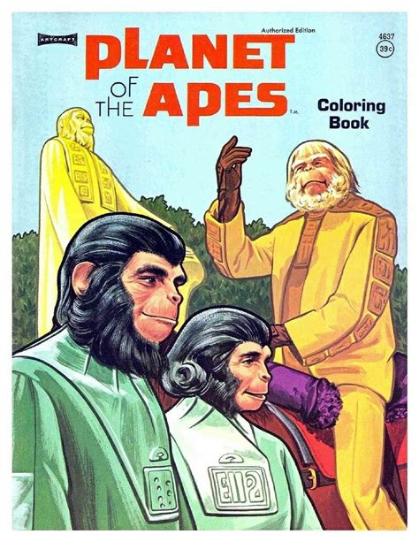 Oliviersilven.blogspot.fr/2017… celebrating the mighty planet of the apes saga, from the original novel, via the classic films of the 60s and 70s, right up to the 2011 reboot. Planet of the Apes coloring book (1970's). By Artcraft ...