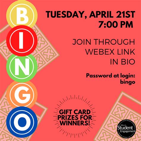 Bingo maker is paving the way for the future of bingo gaming. Student Engagement offers virtual bingo, baking events for ...