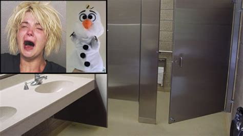 Masturbating in front of her stepbrother while he takes a shower. Woman Caught Masturbating In Target Bathroom With 'Olaf ...