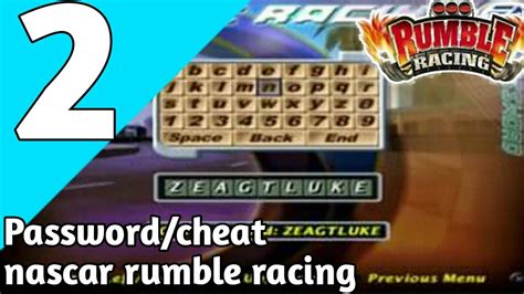 Berikut ini adalah cheat nascar rumble racing ps2. BUAT PASSWORD/CHEAT UNTUK MEMBUKA MOBIL DAN JALANAN ...