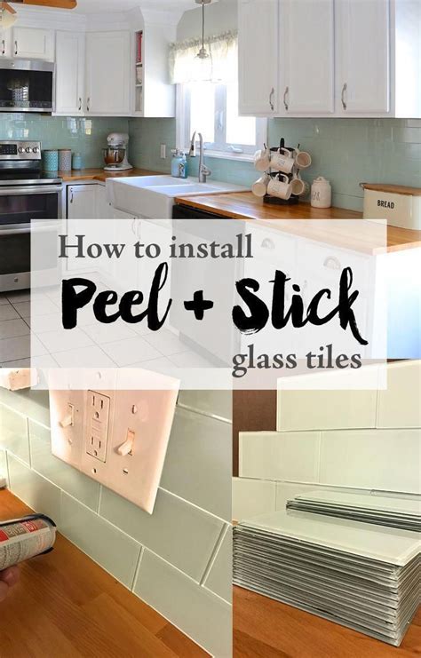 I installed a mosaic peel & stick tile backsplash in my kitchen. Pin on kitchen backsplash