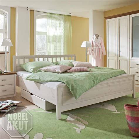 Gepflegter zustand, verkauf nur wegen. BETT "SOEREN", SPROSSENBETT DOPPELBETT IN KIEFER MASSIV ...