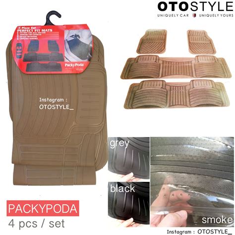 Trendku.co.id ialah distributor sekaligus toko resmi yang menyediakan aneka bahan keperluan karpet lantai. Jual Karpet karet lantai Mobil PACKYPODA 4 pcs (untuk ...