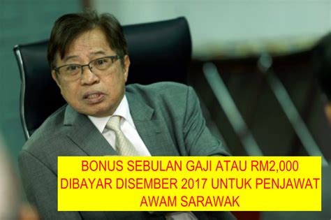 Hanya oktober 2019 dan disember 2019 sahaja gaji lebih diawalkan pembayarannya. RedParrot: BONUS SEBULAN GAJI ATAU RM2,000 UNTUK PENJAWAT ...