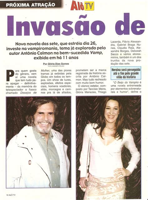 Maybe you would like to learn more about one of these? revista amiga & novelas: O BEIJO DO VAMPIRO - REDE GLOBO ...