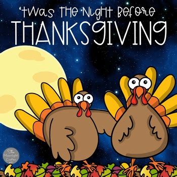 Twas the night before thanksgiving book activities. Twas the Night Before Thanksgiving Book Companion | TpT