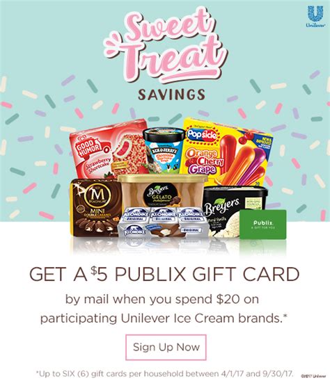 They come in either a digital format or a physical one. Publix Sweet Treat Savings | Get a $5 Publix Gift Card ...