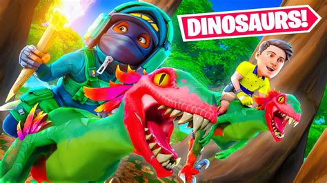 *new* mystery dinosaur easter eggs *appear* in fortnite latest update! DINOSAURS in FORTNITE! - YouTube
