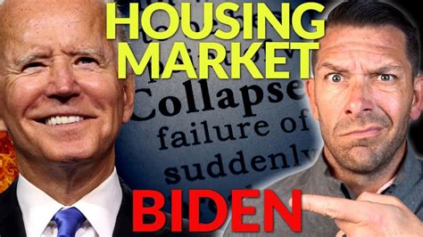 The housing market has been experiencing drops in sales for the past three years already, slowly sinking into what appears to be a bubble waiting to burst. Will the Housing Market Crash under BIDEN? - YouTube