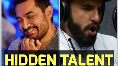 We had finally started appreciating or considering quality over stardom or. HIDDEN TALENT Of Bollywood Celebrities - YouTube