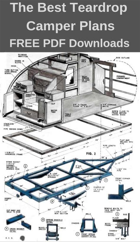 Construction photos (new photos added so you know i built it!) very nice job on camper. Teardrop Camper Plans - 11 Free DIY Trailer Designs (PDF ...
