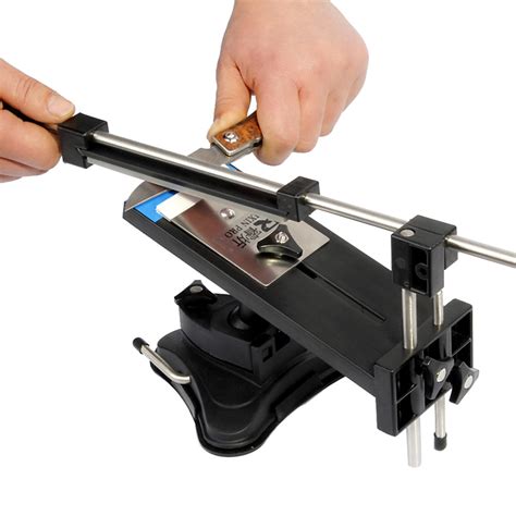 Sharpening is the practice of aggressively polishing a knife to reform its edge. Fixed-angle Knife Sharpener Professional Kitchen Knife ...