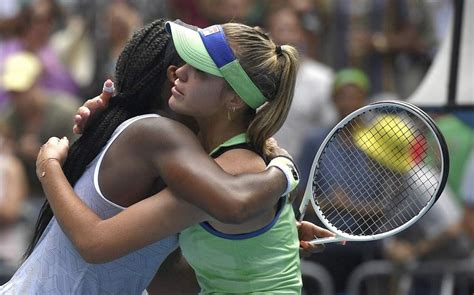 Coco gauff greets a dejected naomi osaka at the end of their women's singles match on day five of the australian open. When does coco gauff play next | Three to See, Wimbledon ...