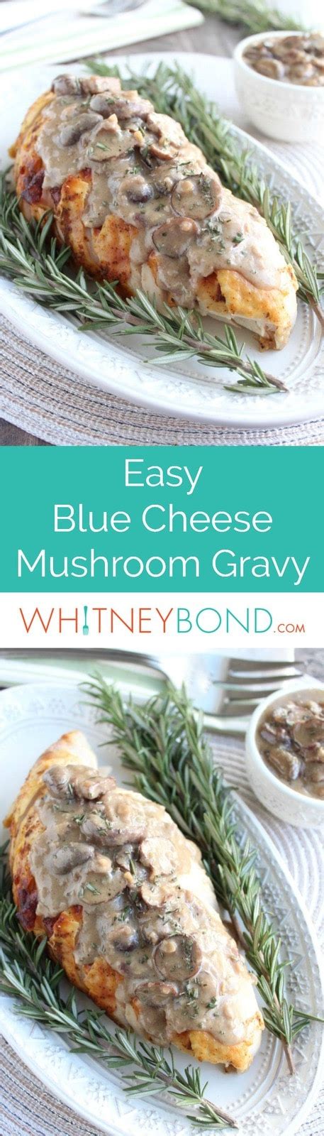 Prepare your turkey for roasting. Roasted Turkey Breast with Blue Cheese Mushroom Gravy