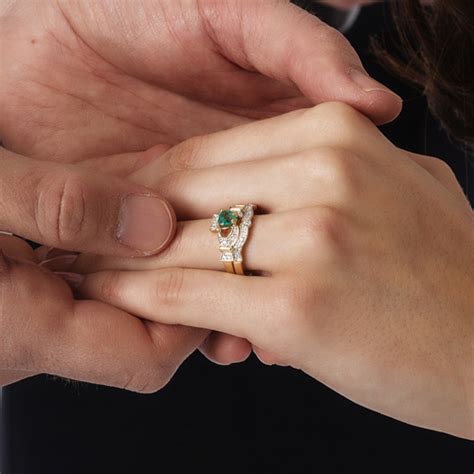 The ring can be a symbol of looking for love, or you may. How to wear your Claddagh Ring | Fallers.com - Fallers ...