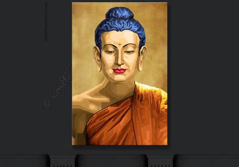 Buddhism 12 is an indian religion based on a series of original teachings attributed to gautama buddha. Buddah Siddhartha Gautama Portrait Digital Art auf | Etsy ...