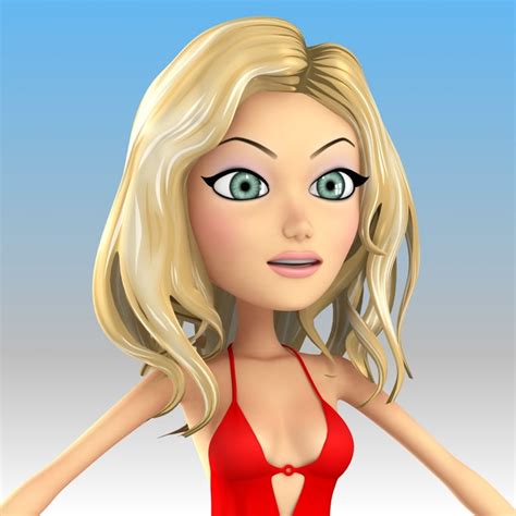 Top 15 best blonde guy anime characters. 3d model animation blond woman female character