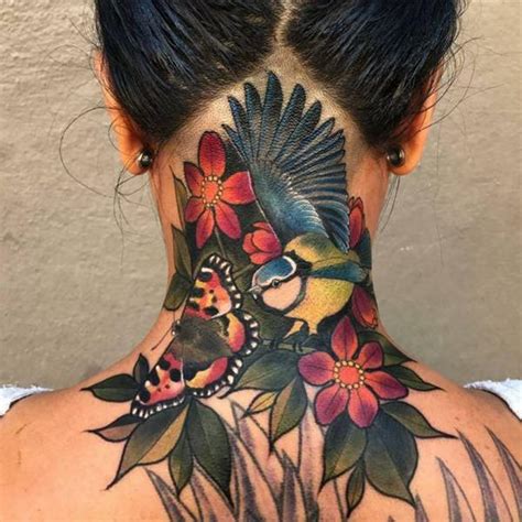 I had the weird hump at the back of my neck and my lower back. 225+ Neck Tattoos And Why They Deserve The Popularity ...