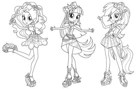 My little pony equestria girls: Coloring Pages My Little Pony Equestria Girls Printable ...