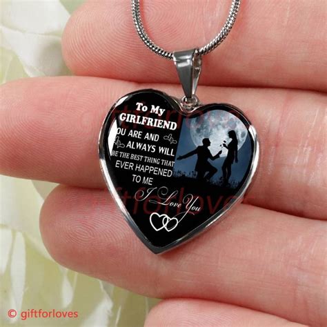 Gifts for my pregnant girlfriend. 'To My Girlfriend Necklace Best Gifts For Her " I Love You ...