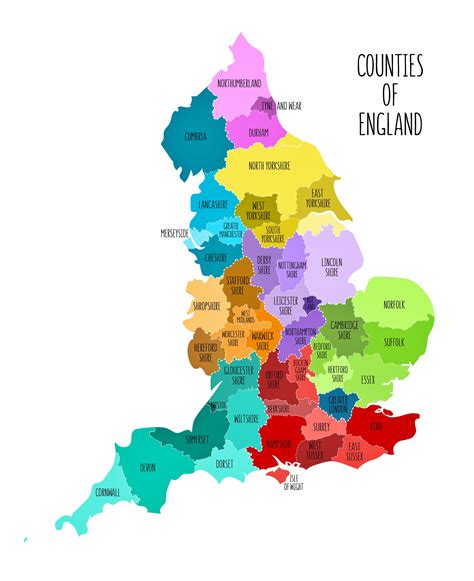 Great Britain Map of Regions and Provinces - OrangeSmile.com