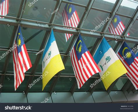 From left to right, the colour of each band is light blue, white and yellow. Malaysia And Penang Flag In Row Stock Photo 7412785 ...