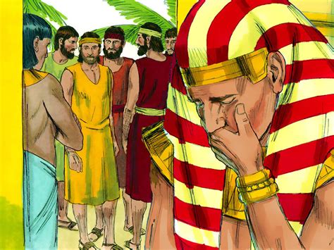 A clichéd expression that is especially common in card games. FreeBibleimages :: Joseph's brothers visit Egypt :: Jacob ...