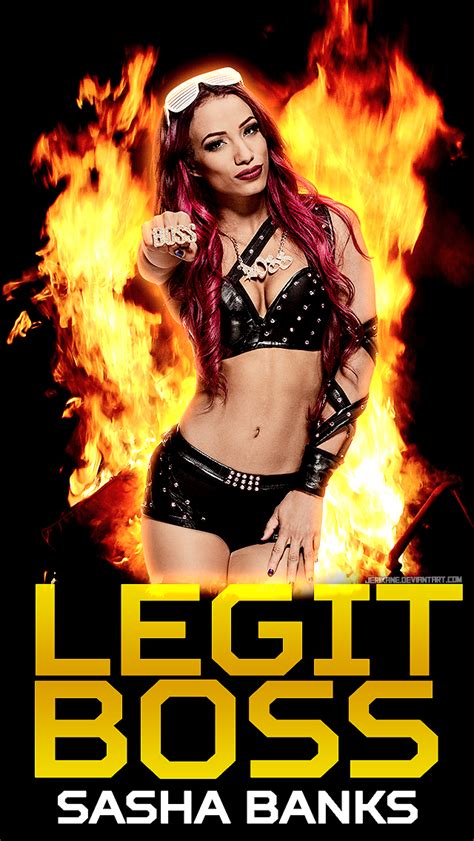 You can download these high quality wallpaper images for free. Sasha Banks iPhone Wallpaper (V2) by JeriKane on DeviantArt