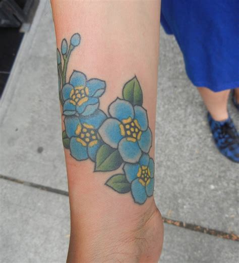 Actually there are many ideas that you can try. Forget Me Not Tattoo | Best tattoo design ideas