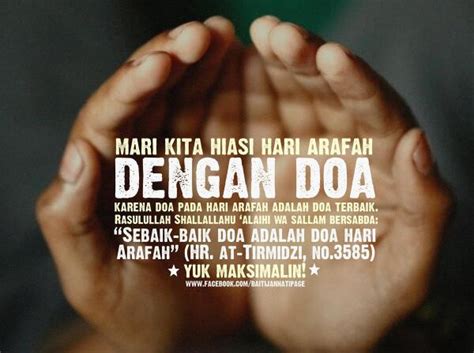 Apa yang diinginkan oleh mereka?[hr. DOA ARAFAH