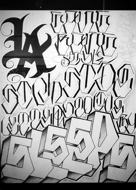 I've given you a few ideas. sureno lettering | Big Sleeps Some L.A gangsta shit ...