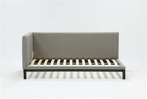 If you want a convenient daybed, you need to choose daybeds with the option. Warren Upholstered Twin Daybed | Living Spaces | Upholster ...