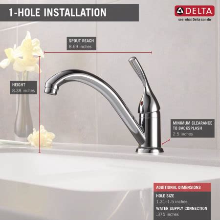 Fortunately, their products have stood of time unlike cheap junk from delta faucets. Delta 101-DST Chrome Classic Kitchen Faucet - Includes ...