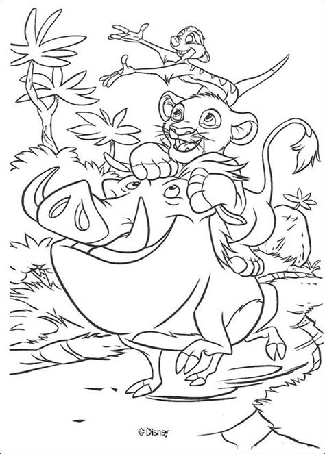 To print out a black and white coloring sheet, use the eraser to remove all the colors in the picture, and click the printer icon! The Lion King Coloring Page - Coloring Home