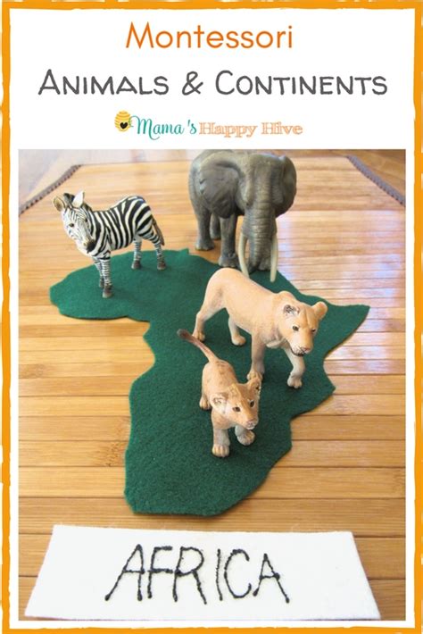 Check out this fine motor farm animals mat. Montessori Animals and Continents Plus an Amazing ...