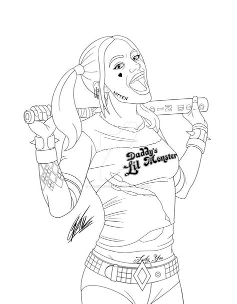 Today, coloring pages for adults are very popular. Pin on harley quinn