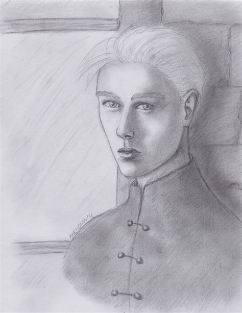 How to draw a dog. A portrait of Draco Malfoy