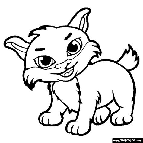 Our printable sheets for coloring in are ideal to brighten your family's day. Bobcat Coloring Page