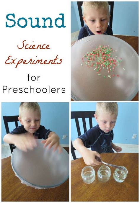 There are a number of activities that can be done on a daily basis. Sound Science Experiments for Preschoolers | Science ...