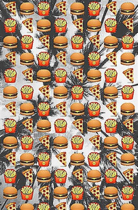 Click to see our best video content. Emoji food pizza hamburguer crips palms | Emoji wallpaper ...