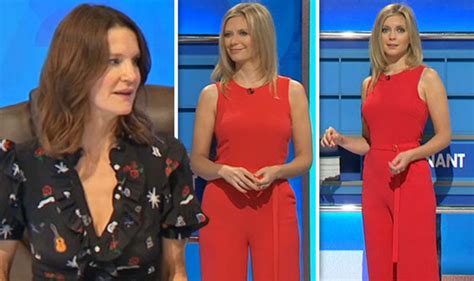 The journalist weighs 58 kg. Rachel Riley: Countdown beauty winces spelling out naughty ...