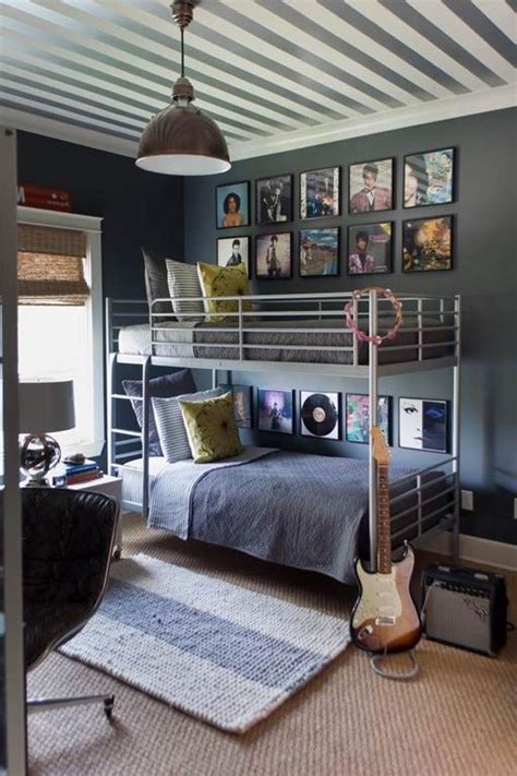 This teen's bedroom design is ideal for houses located near scenic areas. 30 Awesome Teenage Boy Bedroom Ideas -DesignBump