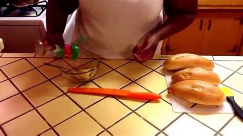Spread mixture over cut sides of bread slices. Quick & Easy Garlic Bread - YouTube