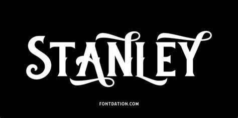Stanley script stanley script is a stylish, sc.ript with a modern, minimalist feel. Download Stanley DEMO font | fontsme.com